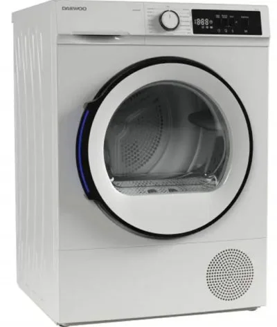 Sèche-linge pompe à chaleur 60cm 10kg - Daewoo - TDB0GP1WE0