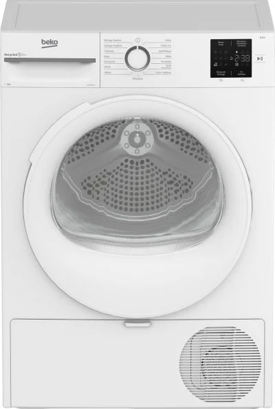 Sèche-linge pompe à chaleur 60cm 8kg blanc - D3H18D01W - B300 - BEKO