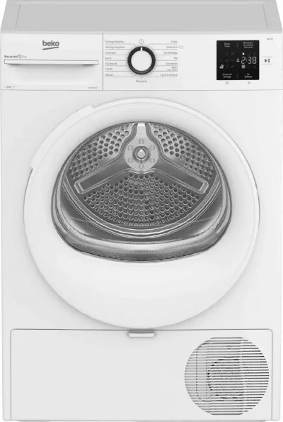Sèche-linge Pompe à chaleur Beko 8 kg D3H18301W