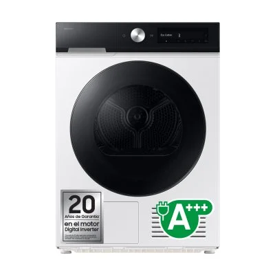 Seche-linge Samsung Blanc Pompe a chaleur / Optimal Dry / AI Control / 9kg - DV90DB7845GEU3 Classe A