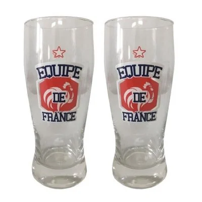 Set de 2 verres a biere 30cl FFF