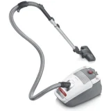 SEVERIN BC 7047 BC7047, Aspirateur avec sac, Blanc/Rouge, 4 liters
