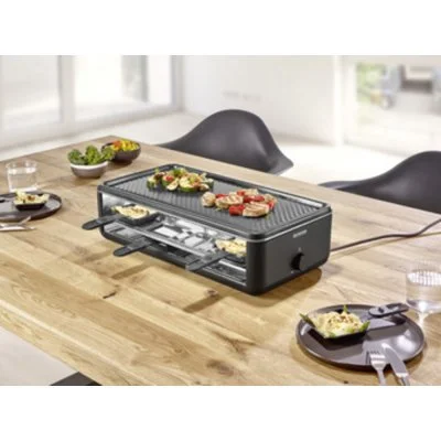 SEVERIN Black Line Lite RG 2365 - Raclette/grill - 1.3 kWatt - noir