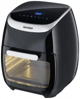SEVERIN FR 2446 - Friteuse avec peu d'huile - 11 litres - 2000 Watt - noir / argent