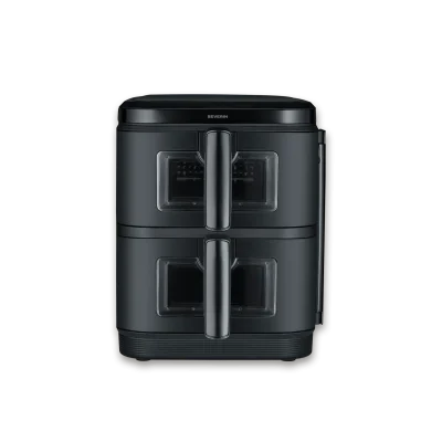 Severin Friteuse sans huile 2x5.5l 2600w noir - FR2468