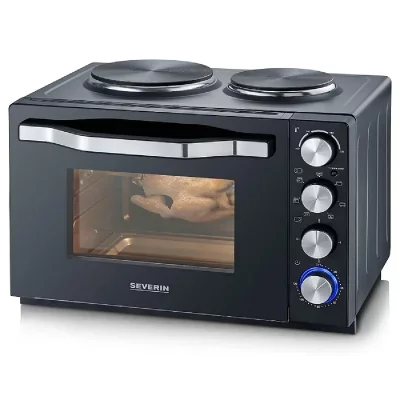 SEVERIN mini-four 30 litres + 2 plaques de cuisson - 2074