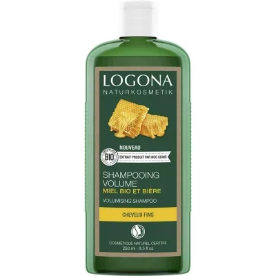 Shampooing bio volumateur miel et bière 250ml LOGONA