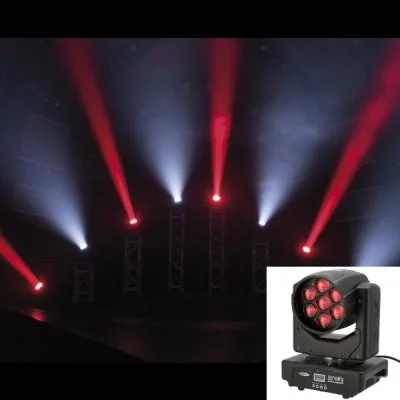Shark Zoom Wash One lyre LED RGBW