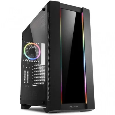 Sharkoon ELITE SHARK CA200G Midi Tower Black