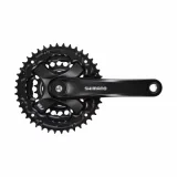 SHIMANO Tourney Ty501 6-8s Crankset Noir 170 mm / 48/38/28t