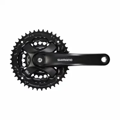 Shimano Tourney Ty501 6-8s Crankset Noir 170 mm / 48/38/28t