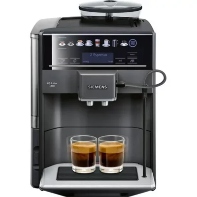Siemens EQ6 Plus TE654319RW Machine à expresso Antraciet Noir