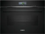 SIEMENS - Four intégrable combi vapeur 47l 60cm a+ hydrolyse noir CS736G1B1