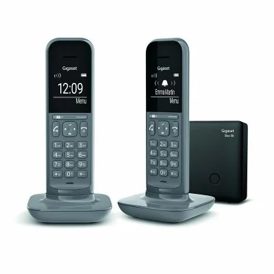 Siemens Gigaset Cl390 Duo Wireless Landline Phone Gris