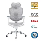 SIHOO C300 Pro V2 ergo (sans pieds) : 8D, dossier haut, Blanc
