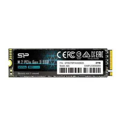 Silicon Power P34A60 M.2 2000 Go PCI Express 3.0 3D NAND NVMe