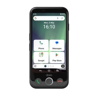 Smartphone Doro Aurora A10 4.5"" Double nano SIM 64 Go Graphite
