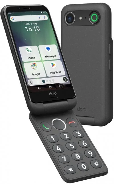 Smartphone Doro Aurora A20 4.5"" Double nano SIM 64 Go Graphite