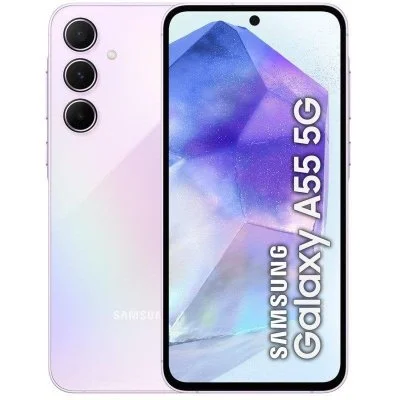 Smartphone Samsung Galaxy A55 6,6"" 5G Nano SIM 128 Go Lilas