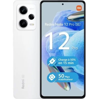 Smartphone XIAOMI Redmi Note 12 Pro Blanc 5G Blanc Xiaomi
