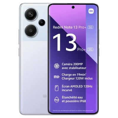 Smartphone Xiaomi Redmi Note 13 Pro+ 5G 6.67"" Double SIM 256 Go Violet