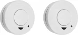 SMARTWARES Ensemble de détecteur de fumée 2 pcs 10x10x3,5 cm Blanc