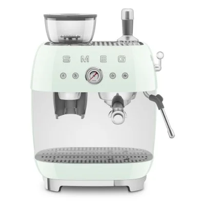 Smeg EGF03PGEU Machine à expresso 50s Style Vert pastel