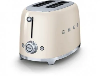 SMEG Grille-pain Crème - TSF01CREU