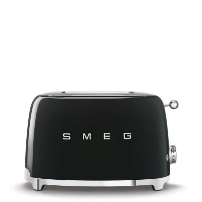 SMEG TSF01BLEU Grille-pain, Métal, Noir