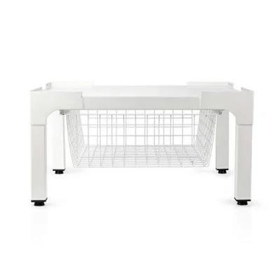 Socle lave linge rehausseur machine avec panier Nedis WAST140WT