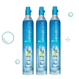 SODASTREAM - lot de 3 cylindres de recharge de gaz co2 60l pour machine à gazéifier 3 x cylindre gaz