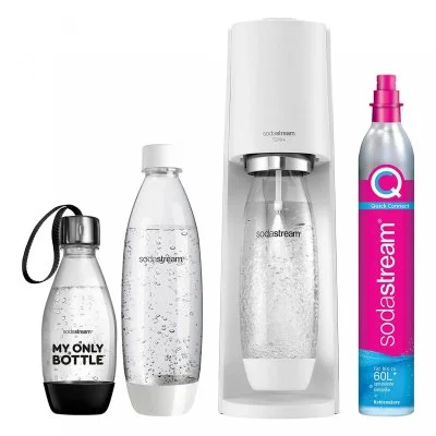 SodaStream Terra White + 3 bouteilles