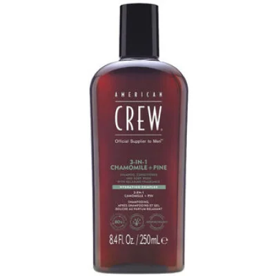 Soin 3-En-1 Camomille + Pin Shampoing, Après-Shampoing et Gel Douche