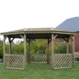 SOLID Pergola Kioske Couvert 3,4mx 4,5m