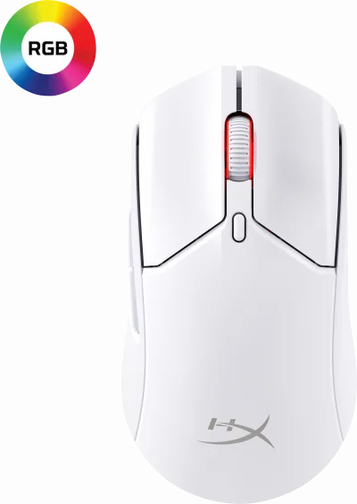 Souris sans fil gaming HyperX Pulsefire Haste 2 - Blanche
