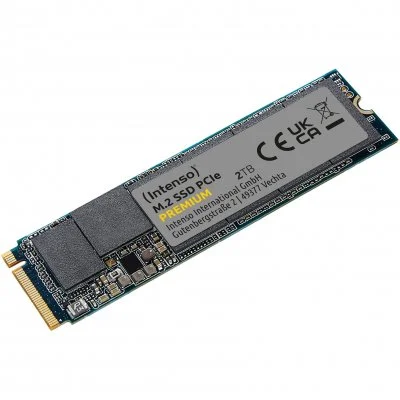 SSD Interne Intenso Premium 3835470 2To M.2 2100Mo/s PCIe 3.0 Noir