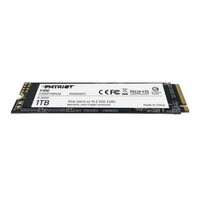 SSD Interne Patriot P300 P300P1TBM28 1To M.2 NVMe SATA 2100Mo/s Noir