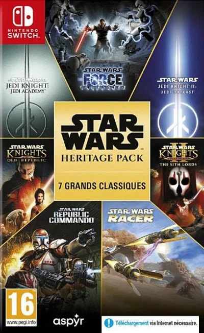 Star Wars Heritage 6 jeux en 1 Nintendo Switch