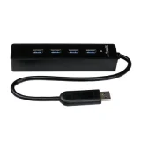 STARTECH.COM Startech 4 Port Superspeed Portable Usb 3.0 Hub Noir