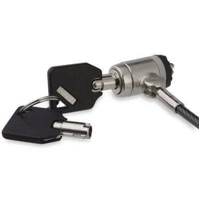 Startech Cable Lock Keyed Push-to-lock Button Argenté