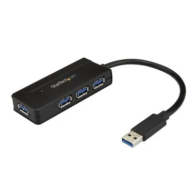 Startech Hub Usb 3.0 4 Port With Charge Port Noir