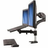 STARTECH Monitor Arm Single Laptop Stand Desk Noir