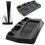 TRADE INVADERS Station de charge pour manette ps5 + ventilateur refroidisseur console