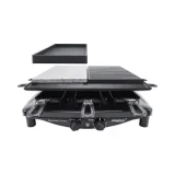 STEBA Germany RC4 plus deluxe Appareil à raclette 8 poêlons noir