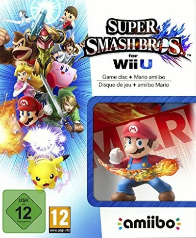 Super Smash Bros. Wii U + Figurine Mario Amiibo Nintendo