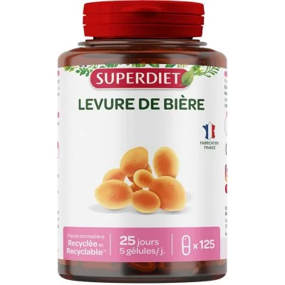 Superdiet Levure de Bière 125 gélules