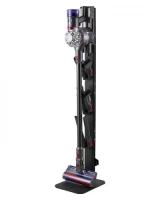 VEVOR Support aspirateur Dyson, vertical, 6 crochets, noir.