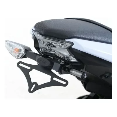 Support de plaque d´immatriculation R&G Racing noir Kawasaki Z650 17