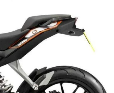 Support de plaque d´immatriculation R&G Racing noir KTM Duke 390 13-