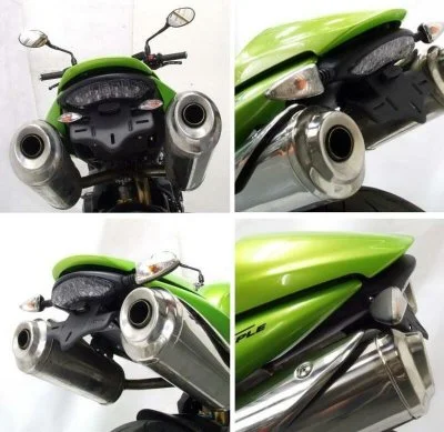 Support de plaque d´immatriculation R&G Racing noir Triumph Street T